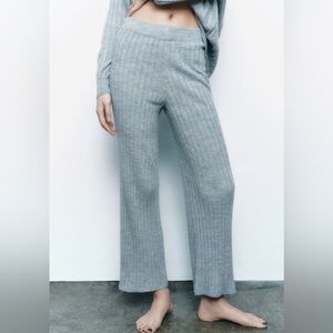 Zara ribbed knit pants